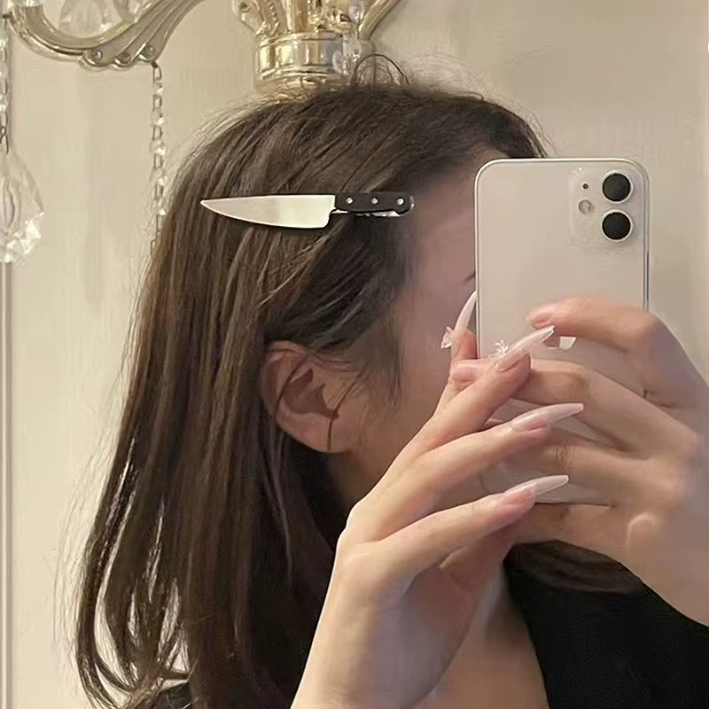 Pinces à cheveux couteau d'émulation