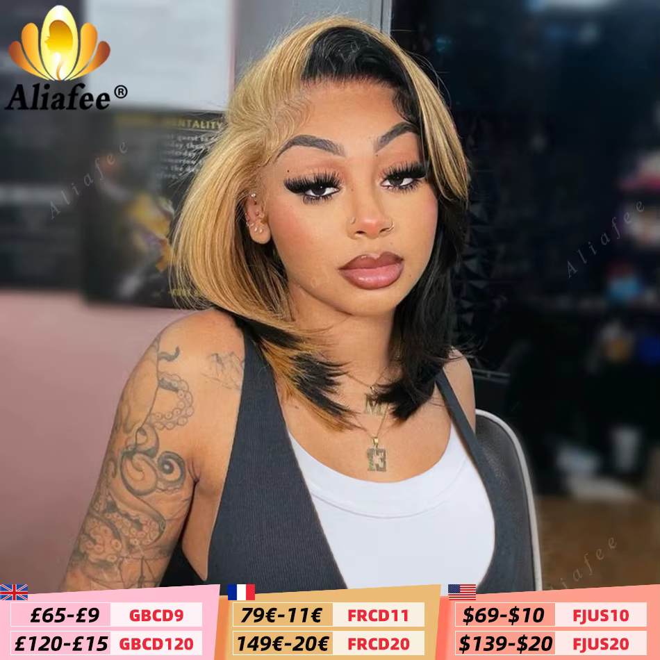 Perruque Bob Lace Wig Naturelle Lisse