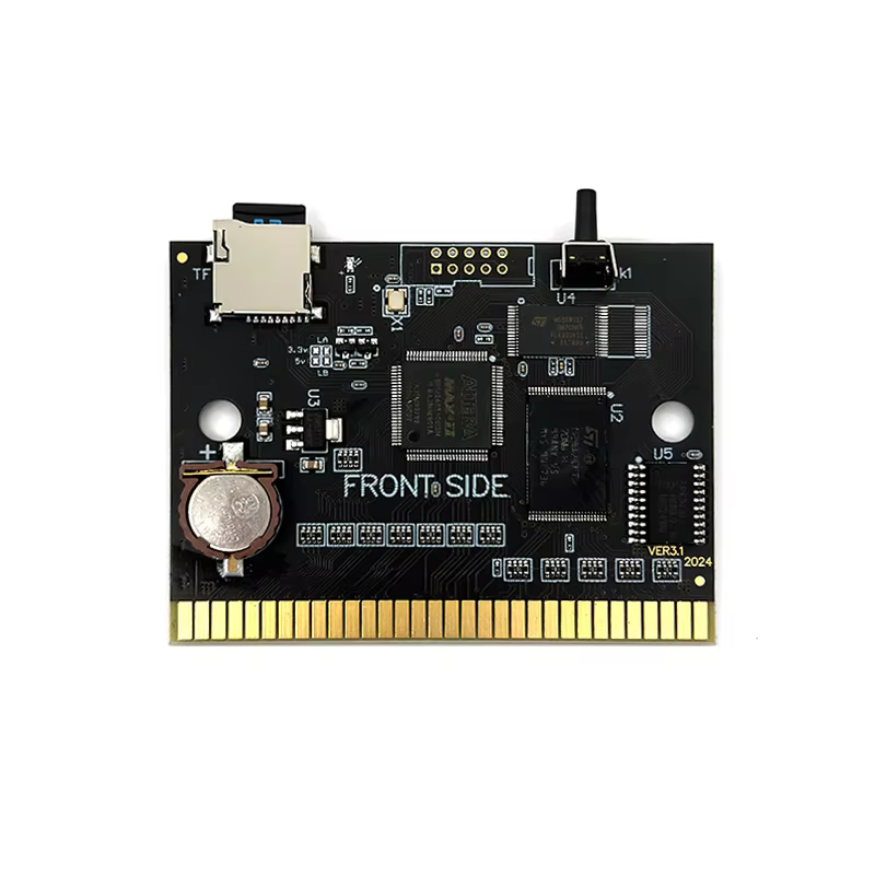 Nouveau pour MegaDrive Genesis MD V3Pro avec émulateur de lecteur optique 3000 fichiers prise en charge de la carte mémoire de fichier 32X avec carte TF 4G