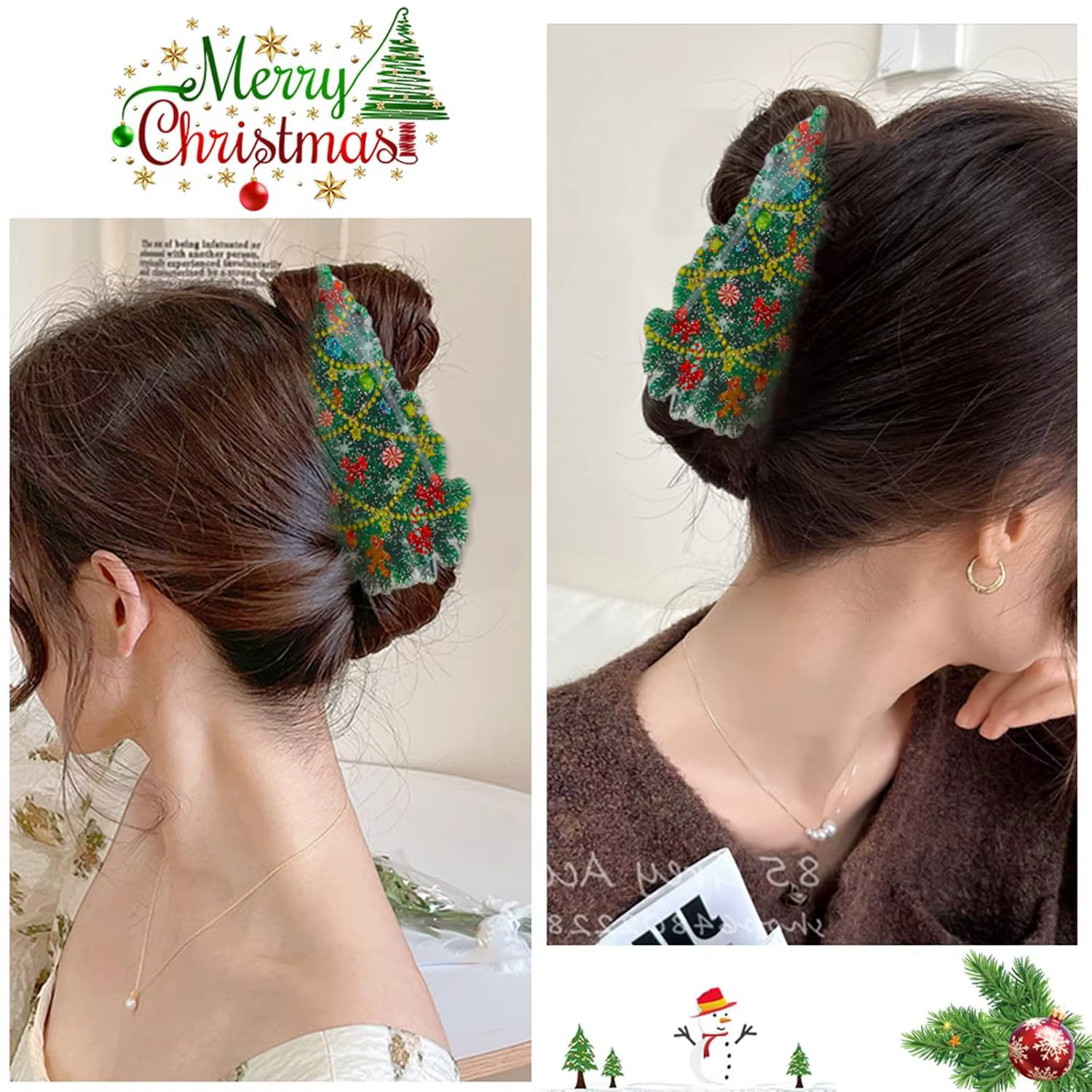 Pinces à cheveux en acrylique