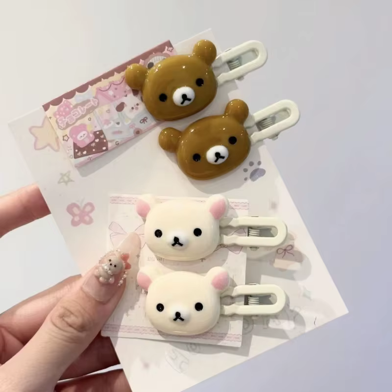 Ensemble d'épingles à cheveux ours mignon