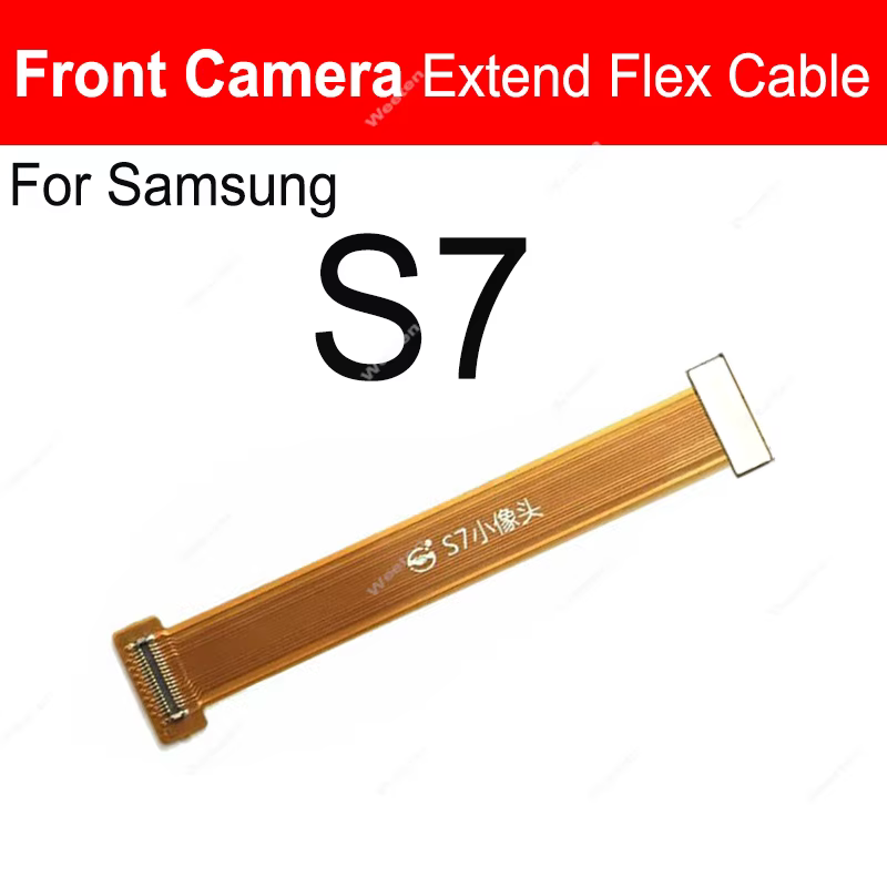 Test de caméra avant, extension flexible pour Samsung S7 Edge S7 S8 S9 Plus S8 + S9 +, testeur de caméra arrière, Extension de câble flexible