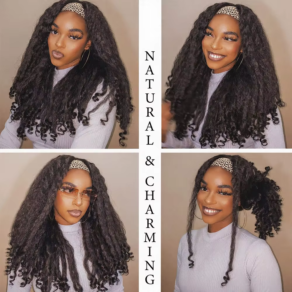 Perruques Afro bouclées pour femmes noires