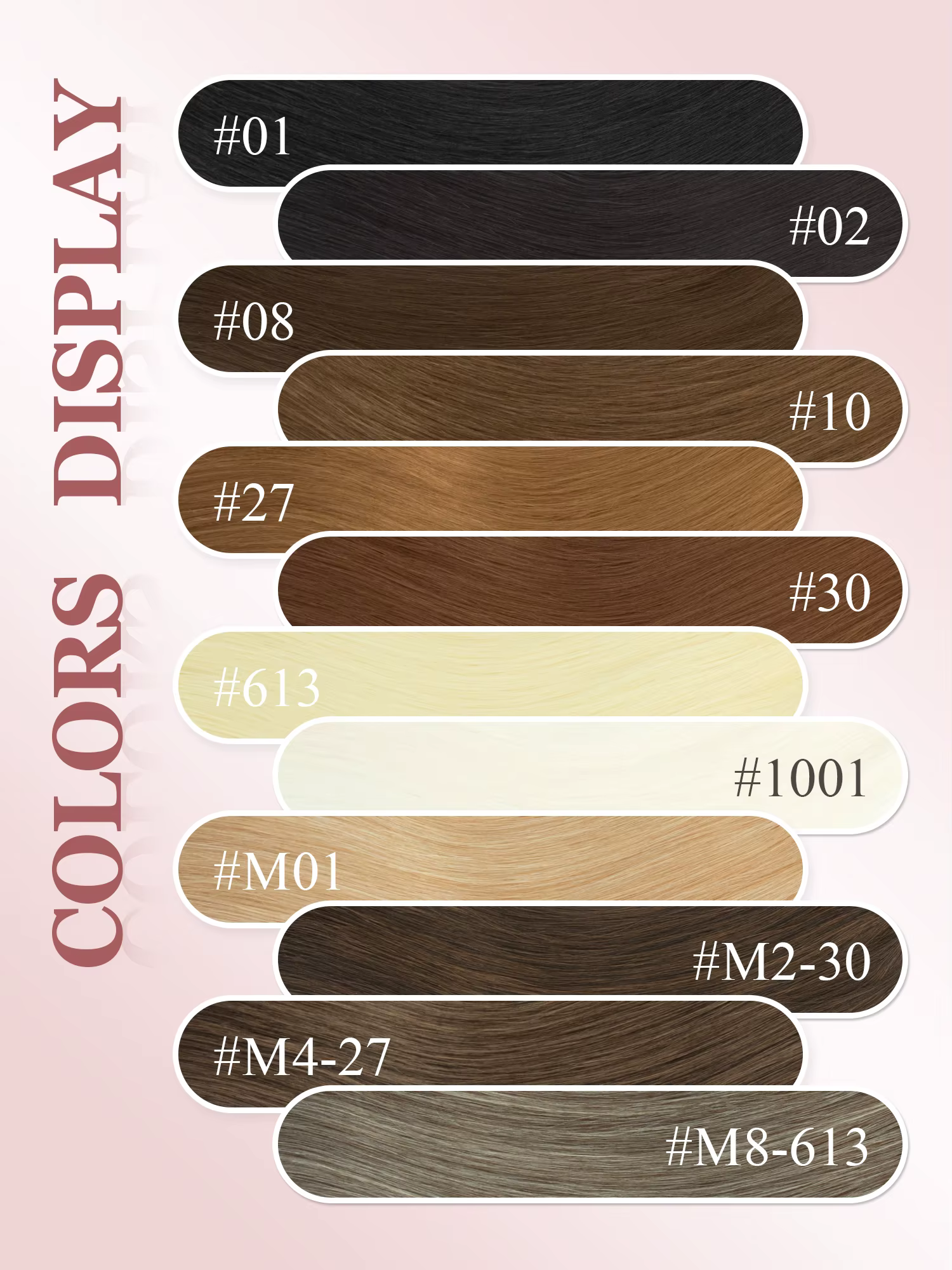 Extensions de cheveux synthétiques longues et lisses à coudre