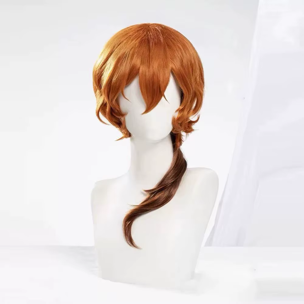 Vente de liquidation! Perruque de cosplay Chuya Nakahara économique | Fibre résistante à la chaleur