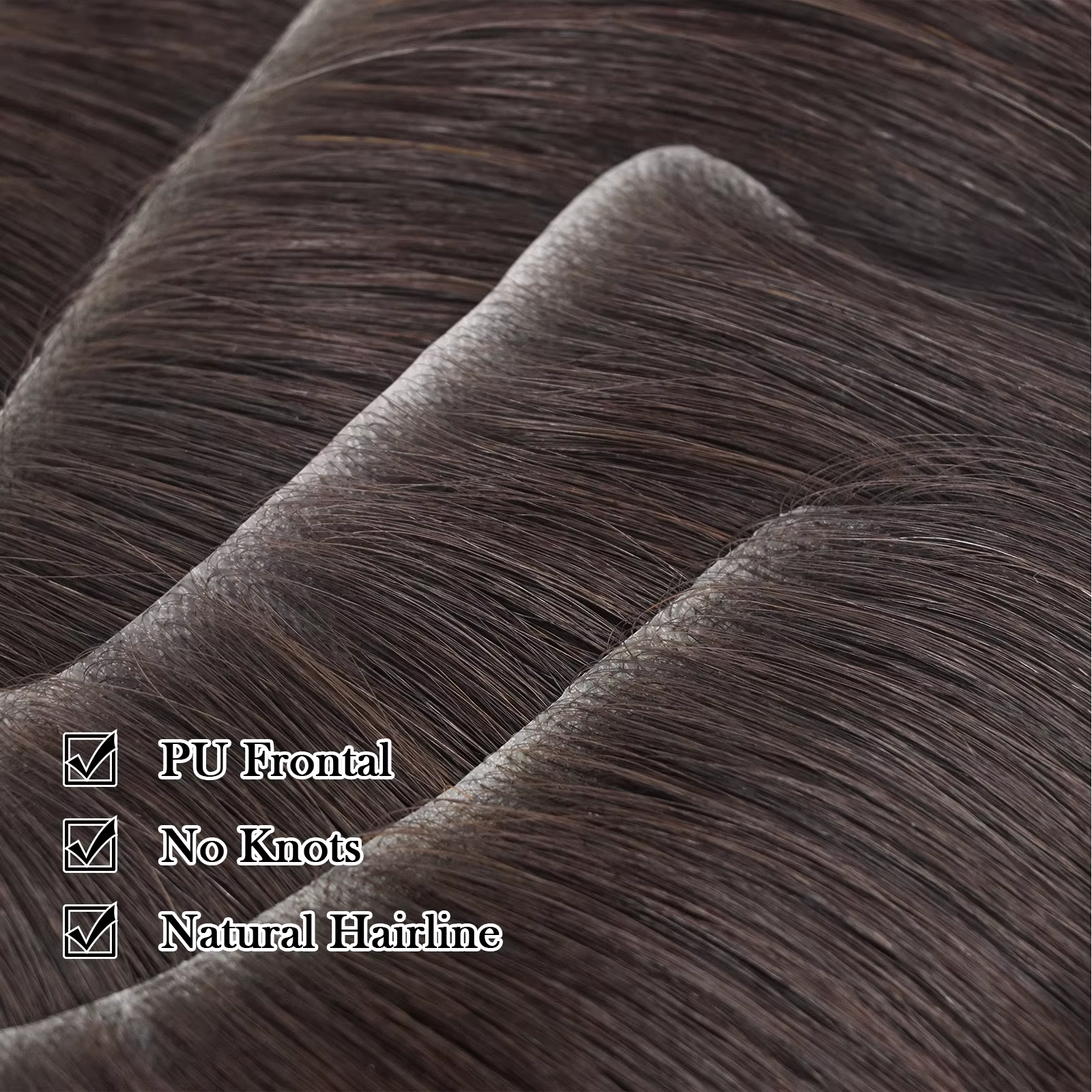 Perruque Frontale 100% Naturelle pour Homme