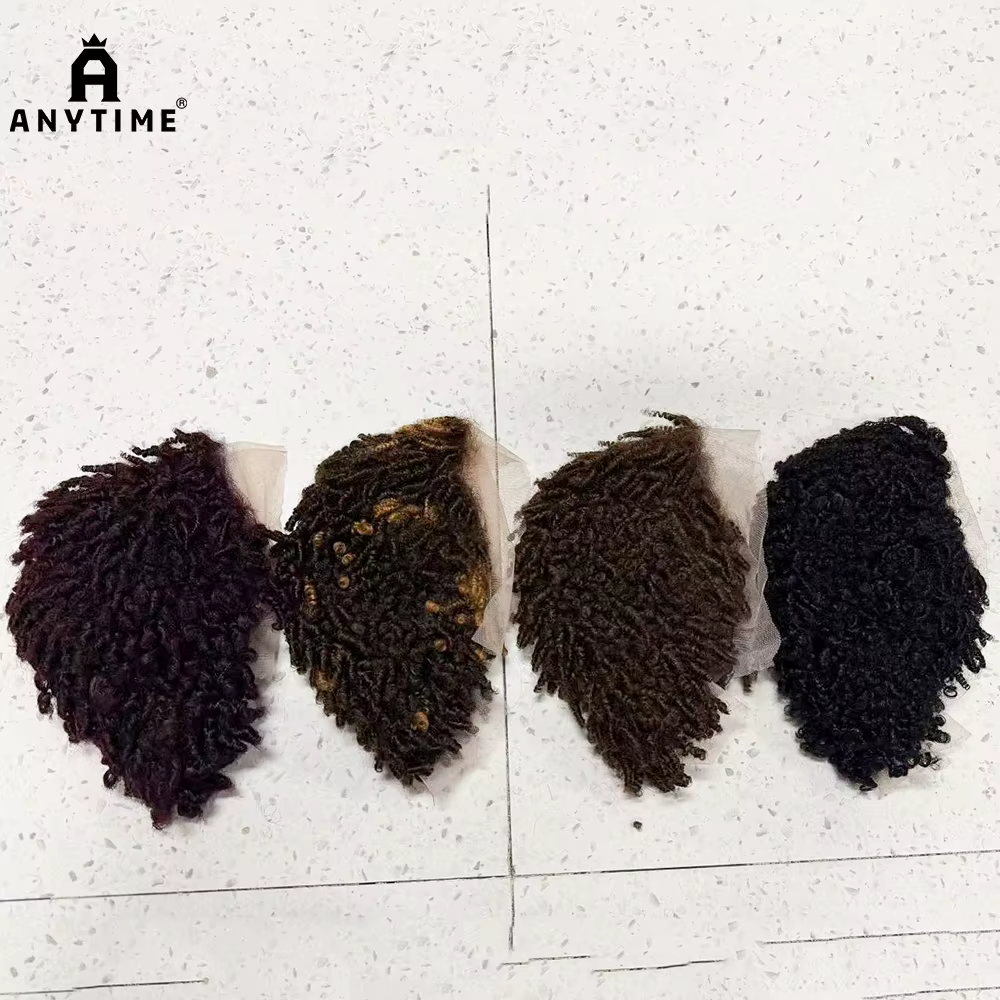 Perruque Afro Kinky Curly 4C en cheveux humains