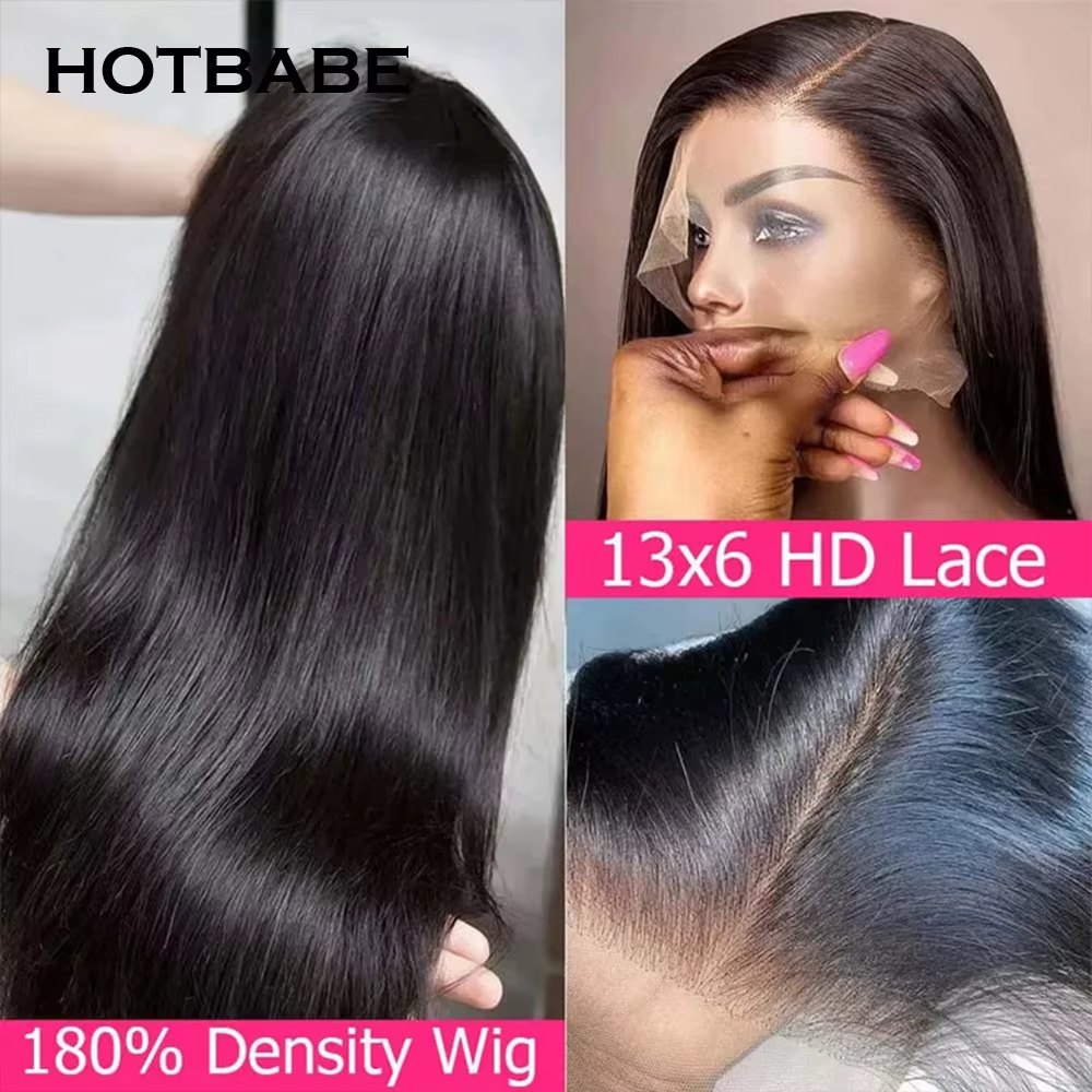 Perruque Lace Front Wig sans colle naturelle brésilienne