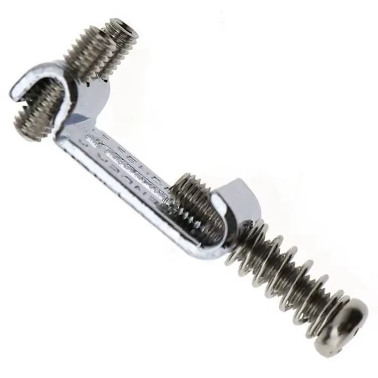 Selles de pont Roller Tremolo ​ ​ 6 pièces avec clé-alliage de Zinc de précision pour pièces de mise à niveau de guitare électrique Fender Strat/Tele/ST ​ ​