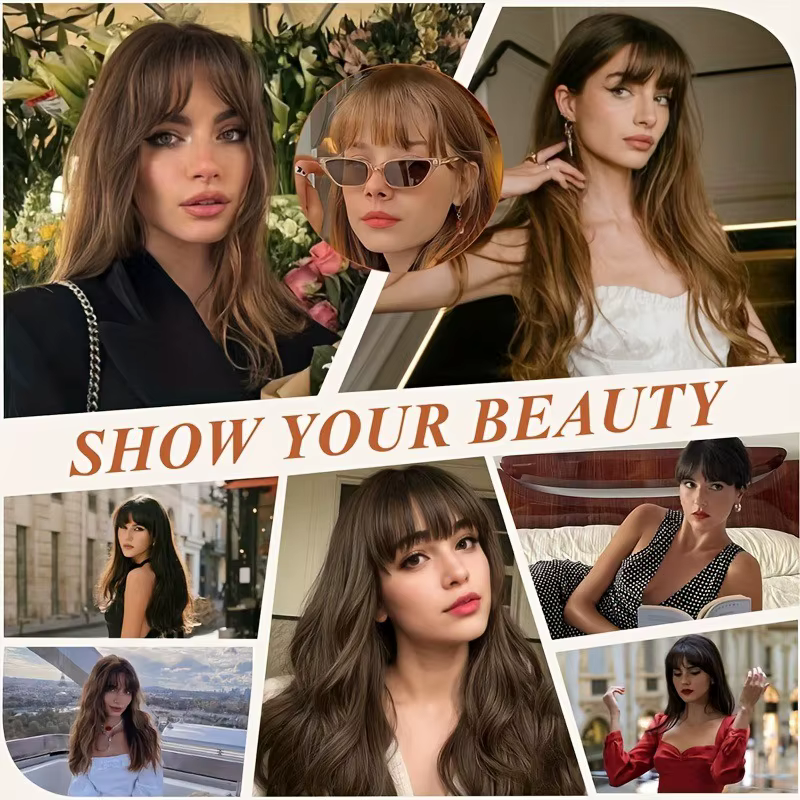 Frange synthétique à clipser