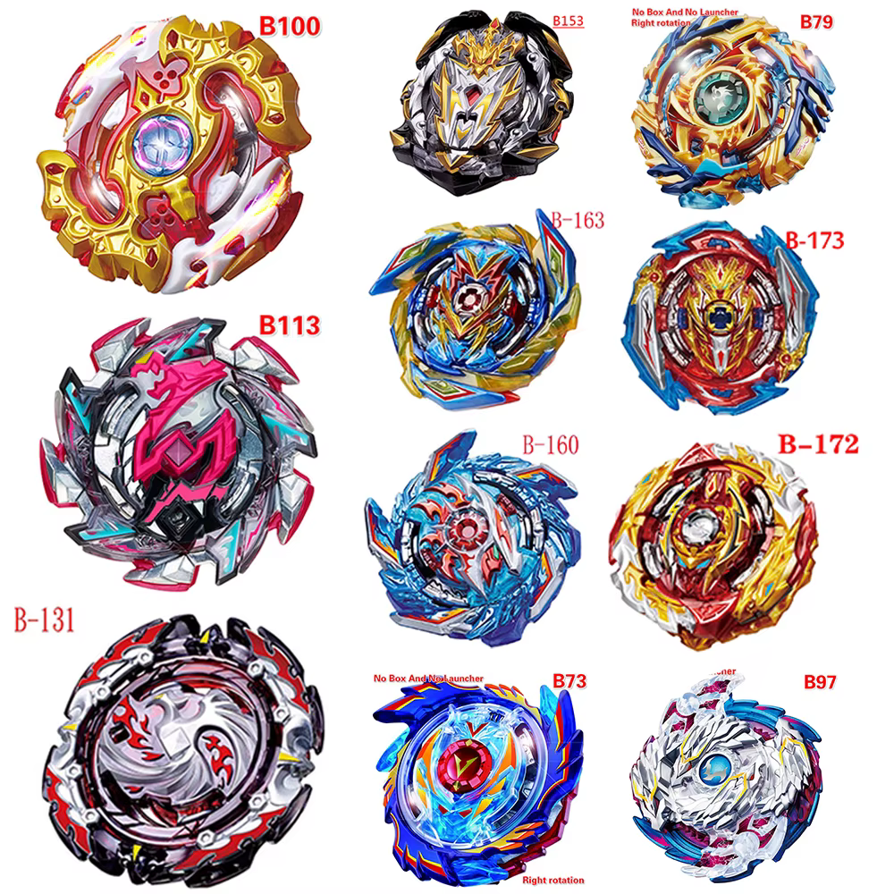 Nouveaux Gyroscopes Burst 2026 B-34 B-79 B-131 – Modèles de Jouets Gyroscopiques en Vrac, Pack Individuel