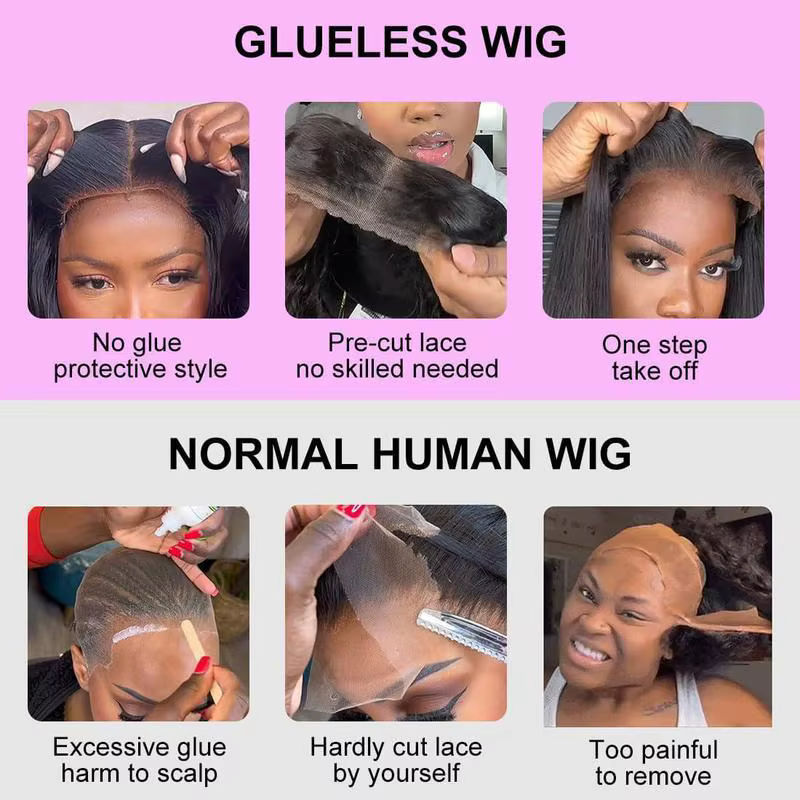 Alipearl cheveux prêt à emporter perruque