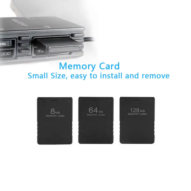 Premium 8MB 64MB 128MB Memory Card Expansion Suitable for Micro SD for Sony Playstation for PS2