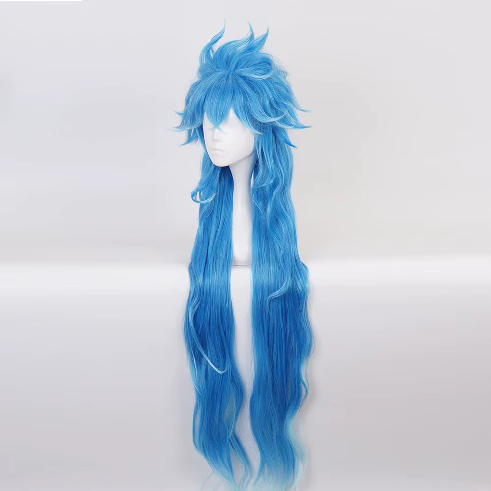Perruques Anime ignihyde bleues