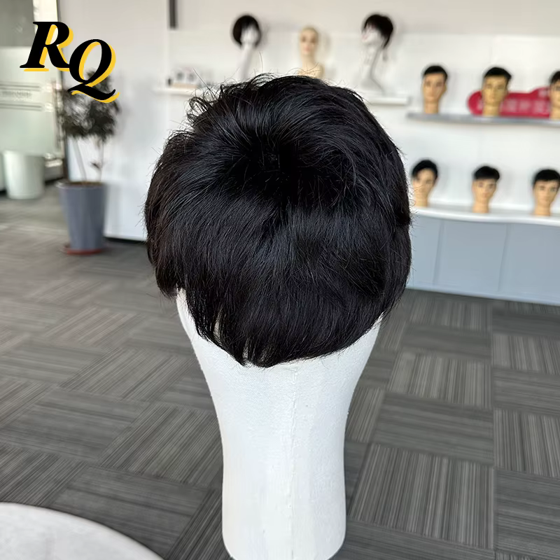 Perruque toupet capillaire pour hommes
