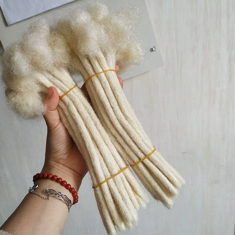 Extensions de dreadlocks en cheveux humains blonds 613 de 0