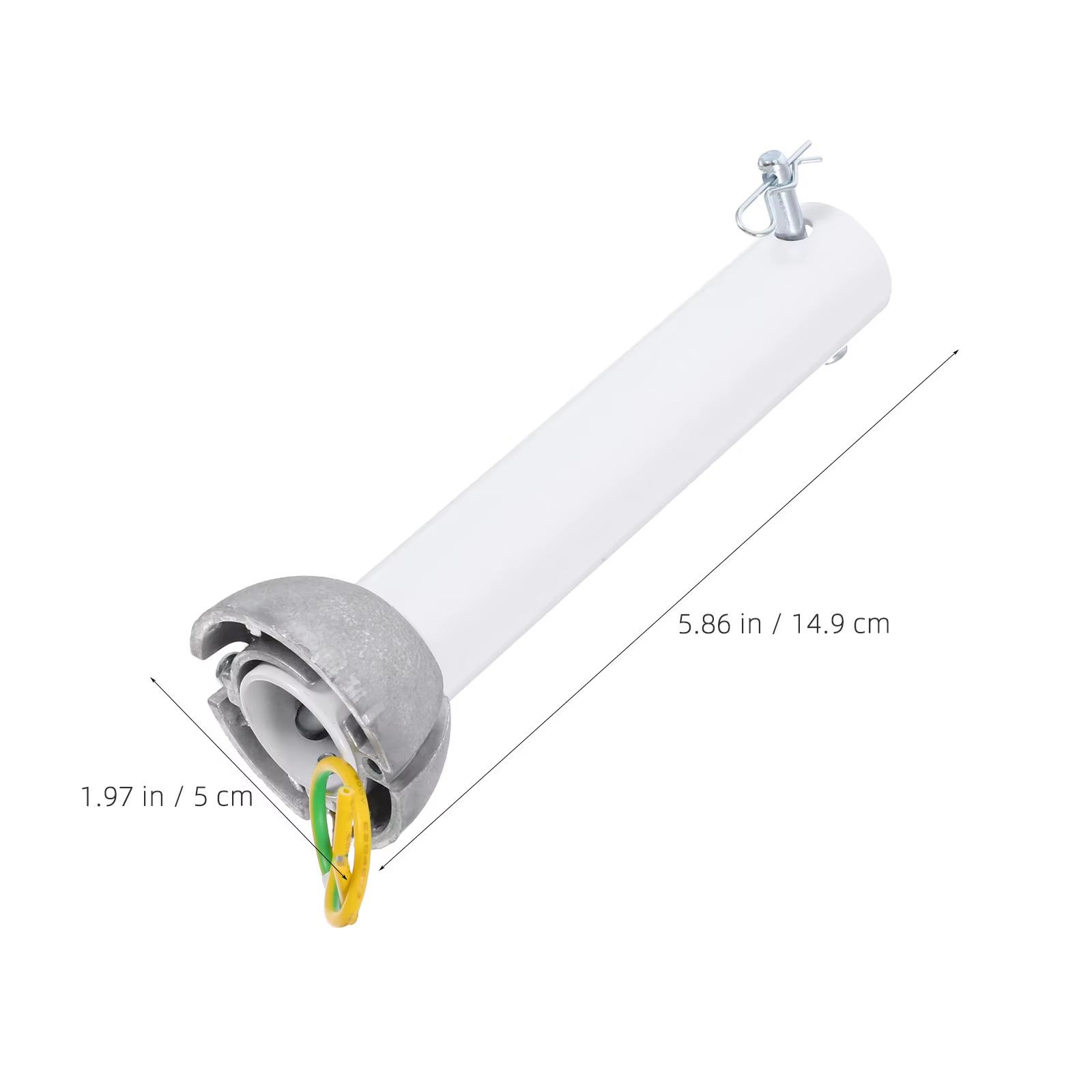 Tige d'extension universelle robuste pour ventilateur de plafond, en métal, longue, stabilité accrue, esthétique élégante, compatible avec
