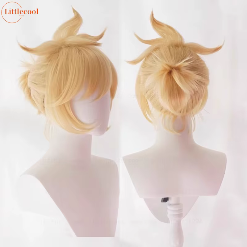 Perruque de Cosplay Rin Len de haute qualité