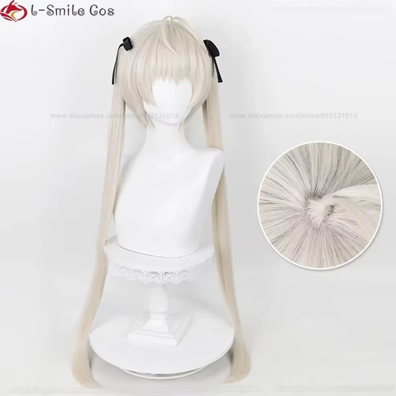 85 cm/70 cm Kasugano Sora Cosplay perruque Yosuga no Sora gris doré Anime perruque résistant à la chaleur cheveux synthétiques Halloween perruques + bonnet de perruque
