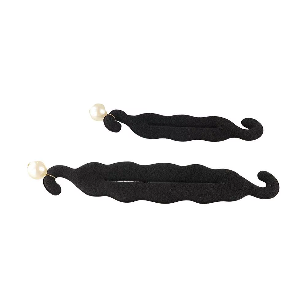 Perle coiffure torsion fabricant cheveux disque beignet facile grand anneau