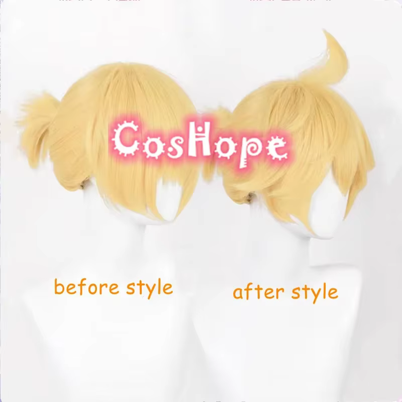 Len Cosplay perruque 30 cm