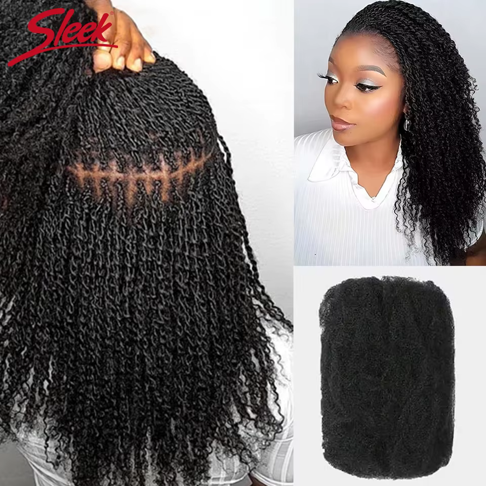 Afro crépus cheveux en vrac pour tressage brésilien