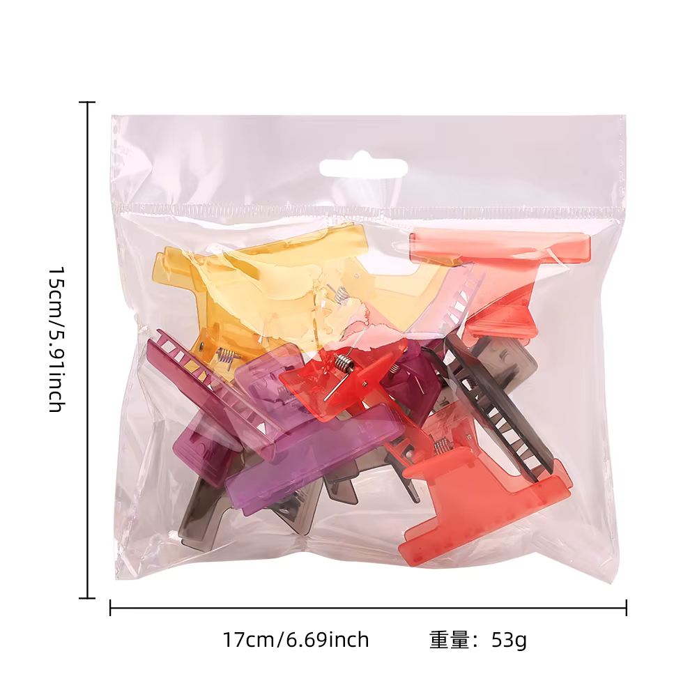 Ensemble de pinces à cheveux papillon 12 pièces – Accessoires de coiffure antidérapants et élégants en plusieurs couleurs – Parfait pour un élégant