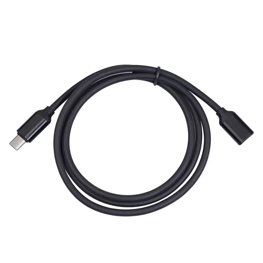 Câbles de données USB C 60W, rallonge de type C mâle à femelle, câble d'extension 3A, connecteur de chargeur plaqué or