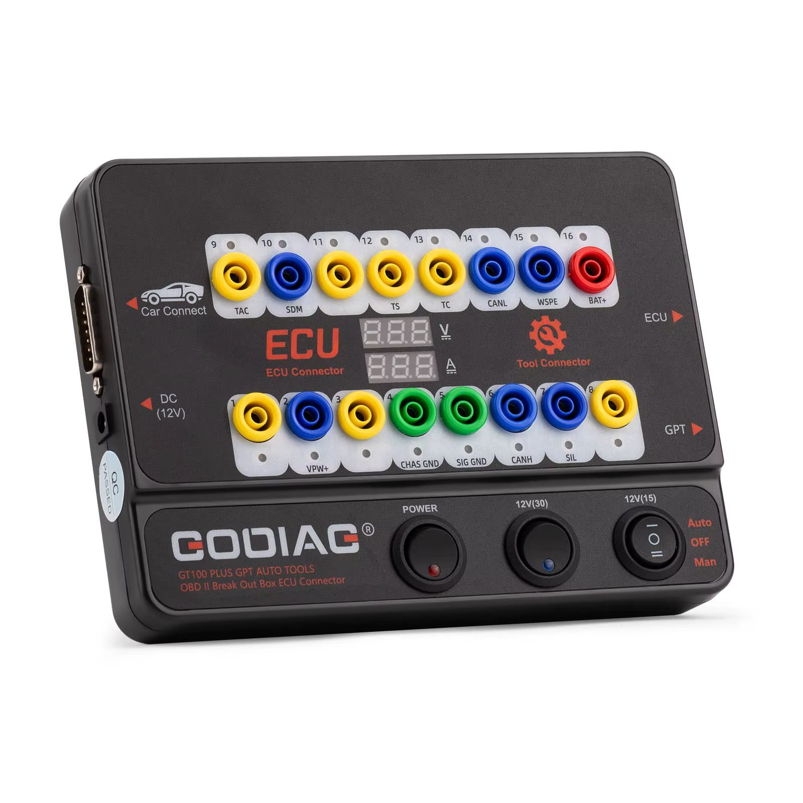 GODIAG GT100PLUS GPT ENET DOIP 24 V-12 V AUTO TOOLS OBD II boîte de dérivation connecteur ECU