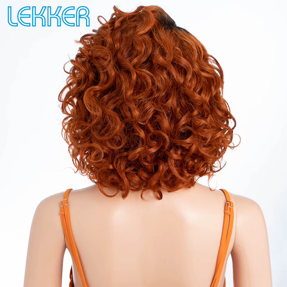 Perruques Lekker Ginger 100% Cheveux Humains