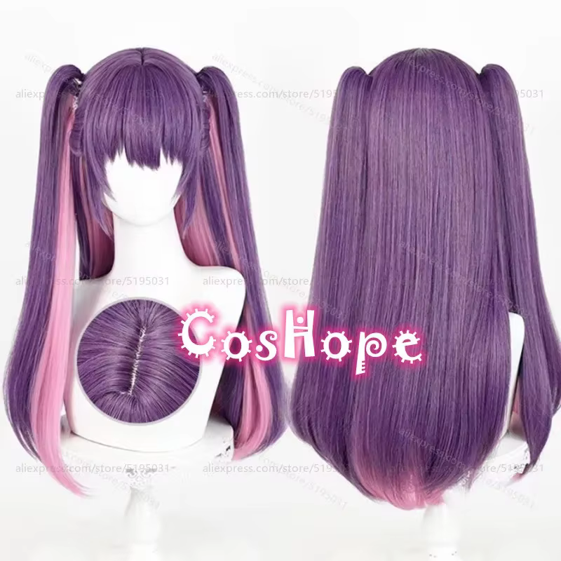 Ririsa Amano Cosplay perruque avec Double queue de cheval Miriella