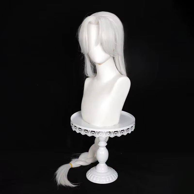 Reine perruque Anime TO BE HERO X Cosplay femmes 100 cm cheveux blancs