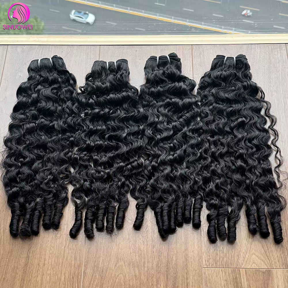 Paquets bouclés birmans Extensions de cheveux humains rebondissant