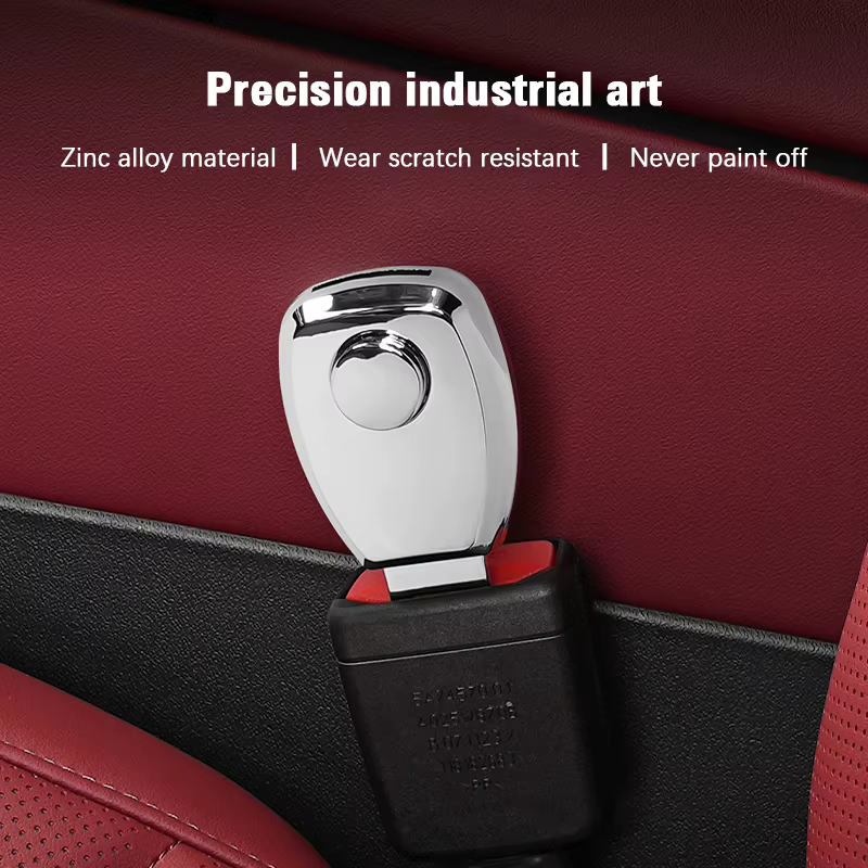 Prise d'extension de voiture en alliage de Zinc, accessoire d'extension de ceinture de sécurité abdominale pour MG ZS 5 7 6 Cyberster MG4 EV ES5 HS ONE GT GS MG3 EZS
