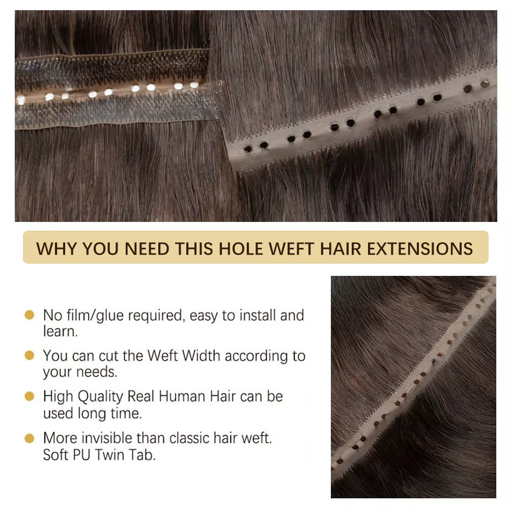 Extensions de cheveux naturels Butterfly Weft