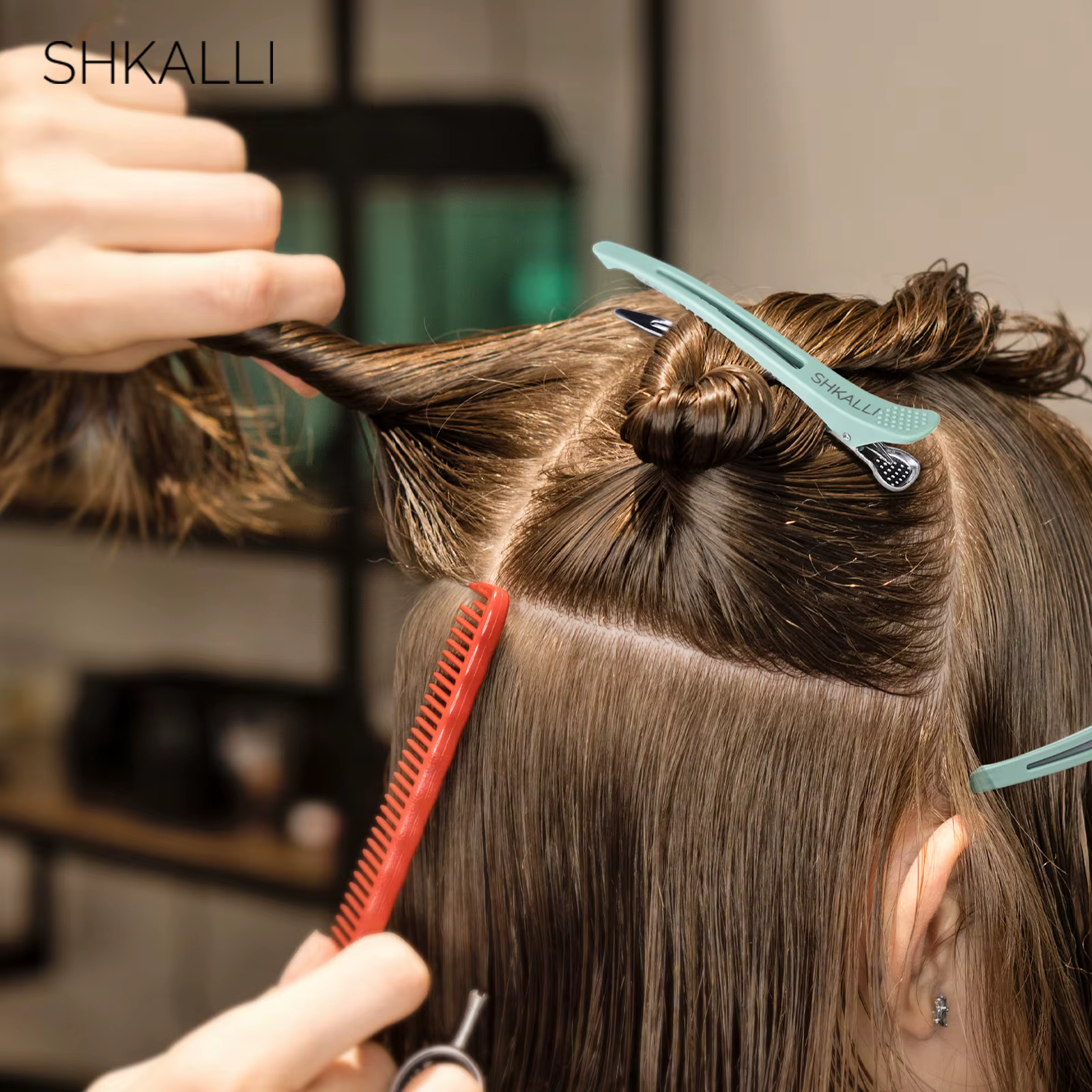 SHKALLI pinces à cheveux professionnelles