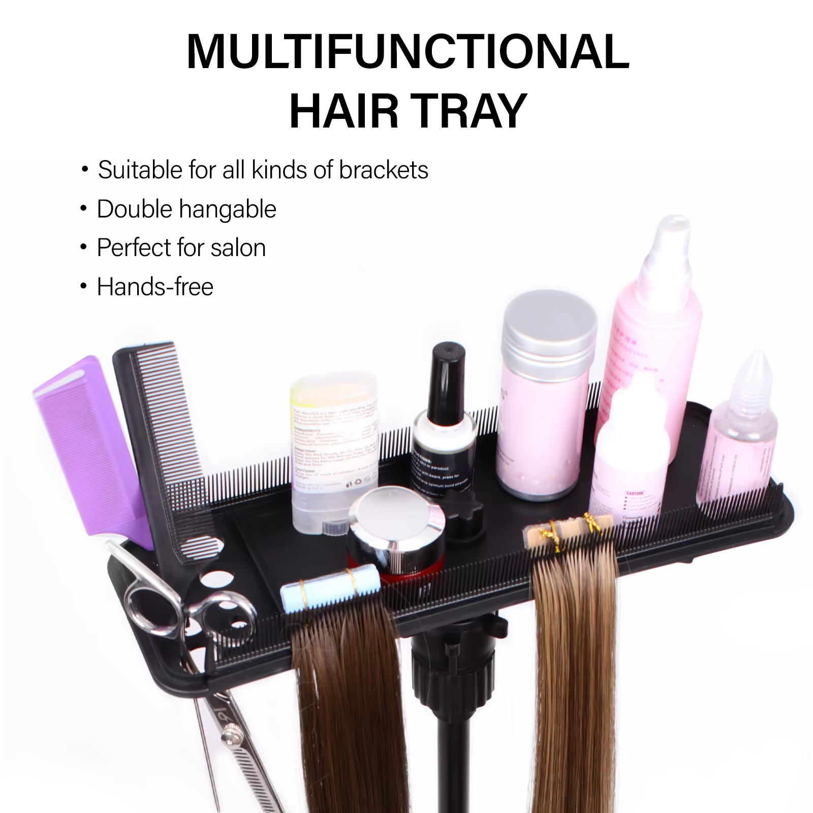 Support d'extension de cheveux multifonction