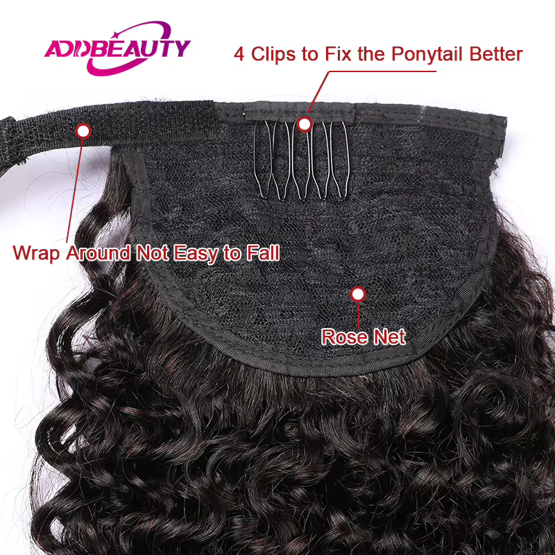 Extensions de cheveux humains à clips