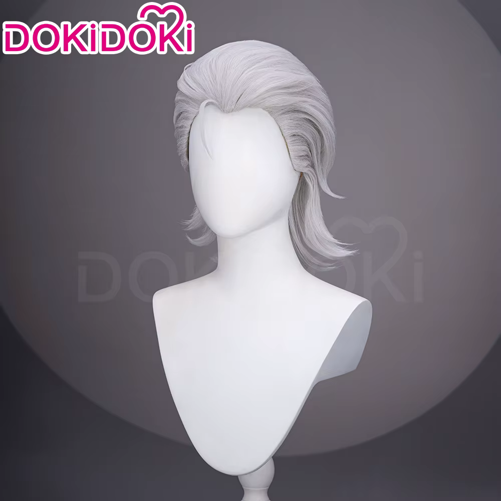 En STOCK belle X Lin Ling perruque Anime TO BE HERO X Cosplay DokiDoki hommes 30 cm noir gris cheveux