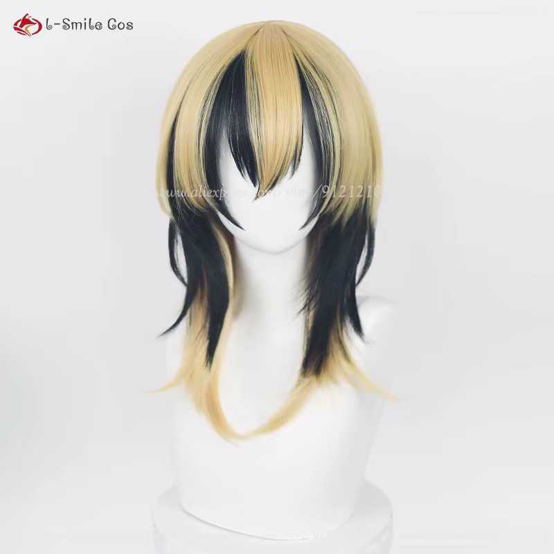 Perruque de Cosplay synthétique Rindou Haitani Ran Haitani