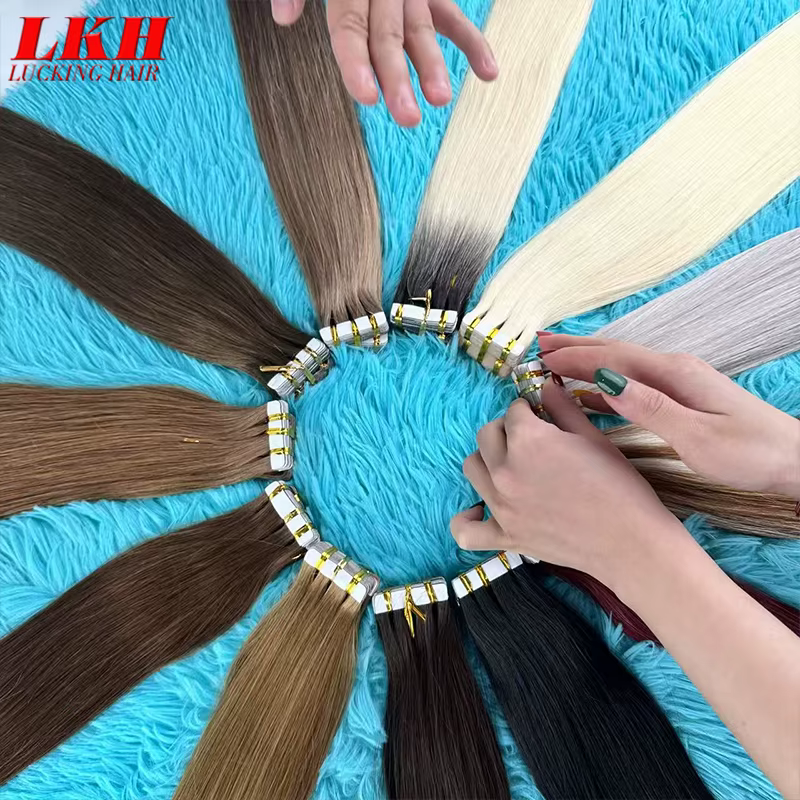 Bande dans les extensions de cheveux