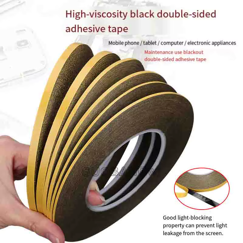 1 pièces 50M X 1-20mm Double face Super collant ruban d'extension de cheveux