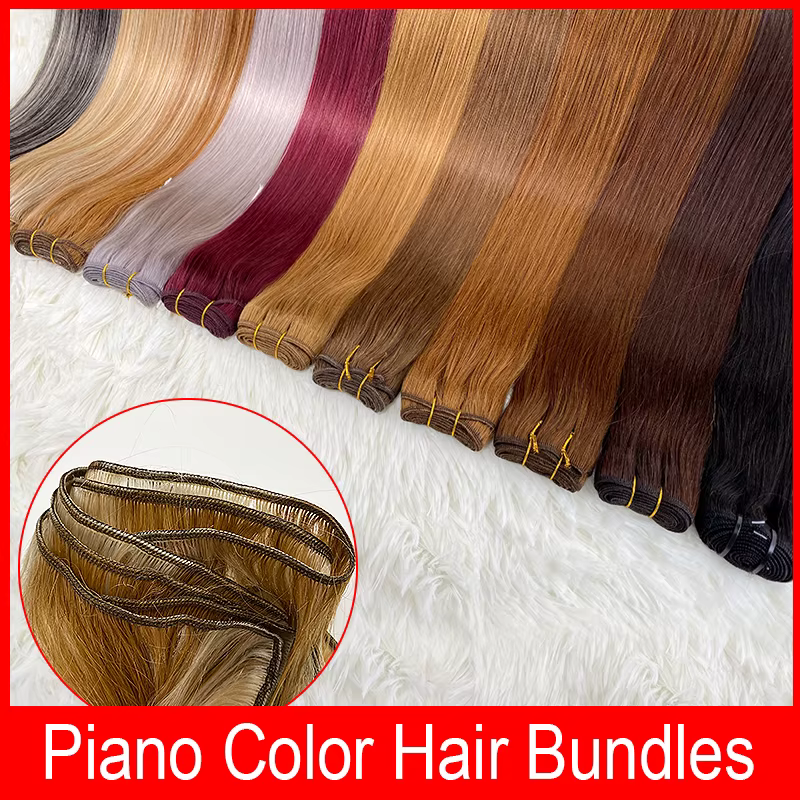 Extensions de cheveux naturels 100 % humains REMI pour femmes