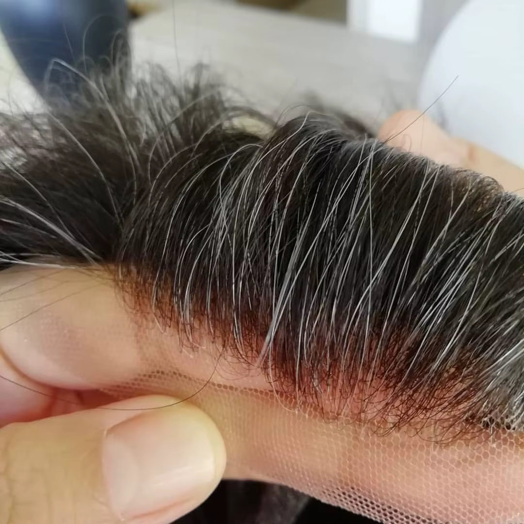 Toupet bouclé pour hommes