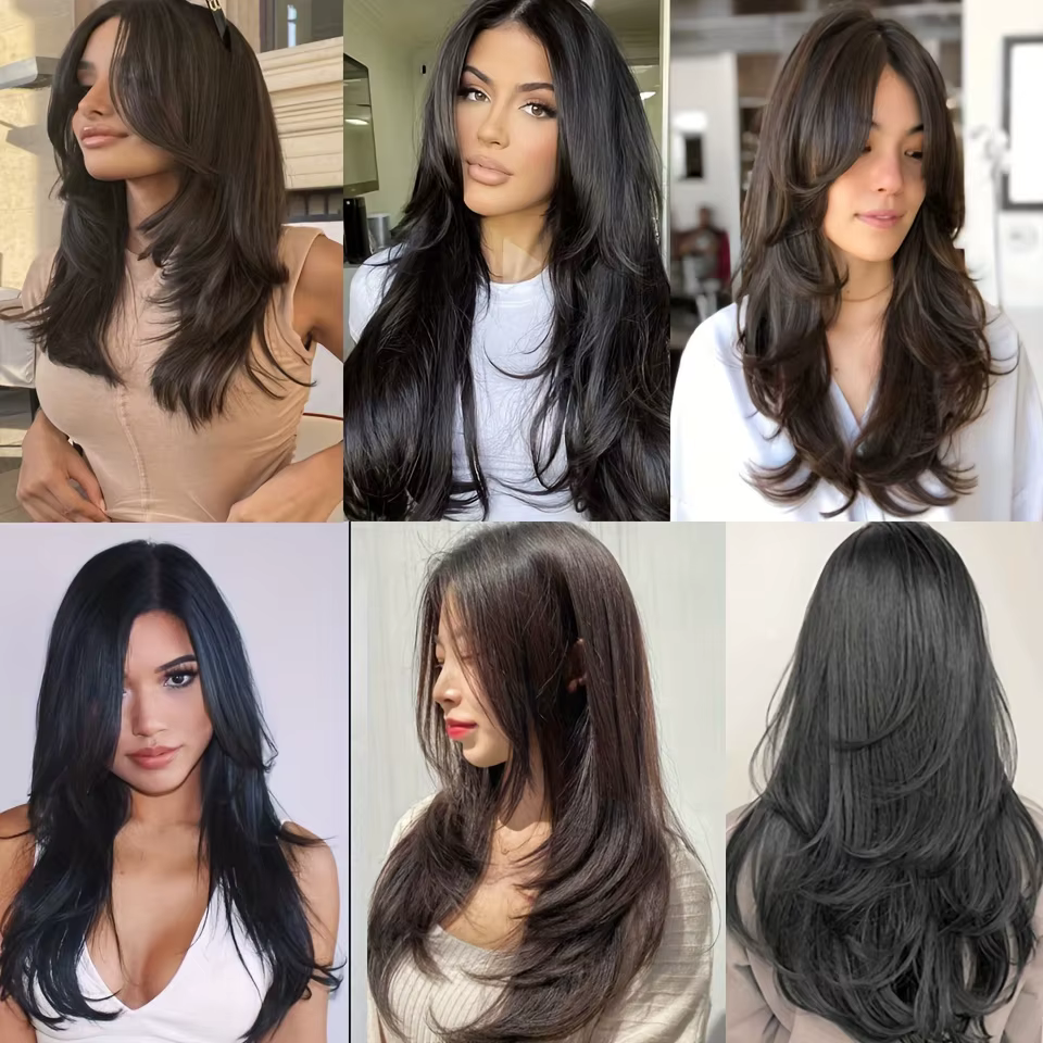 Extensions capillaires synthétiques longues et lisses