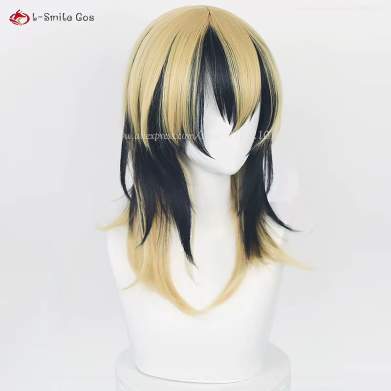 Perruque de Cosplay synthétique Rindou Haitani Ran Haitani