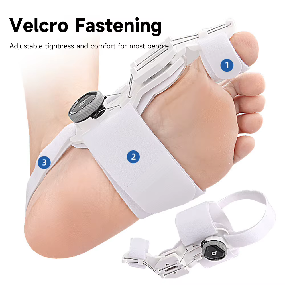 Correcteur d'oignon d'orteil, orthèses d'hallux Valgus, séparateur d'orteils réglable, lisseur, ajusteur d'os de pouce, Correction d'orteils