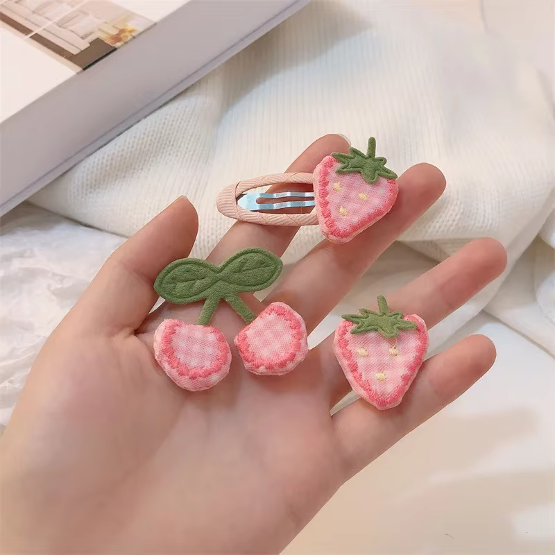 Pinces à cheveux Harvey rose pour enfants