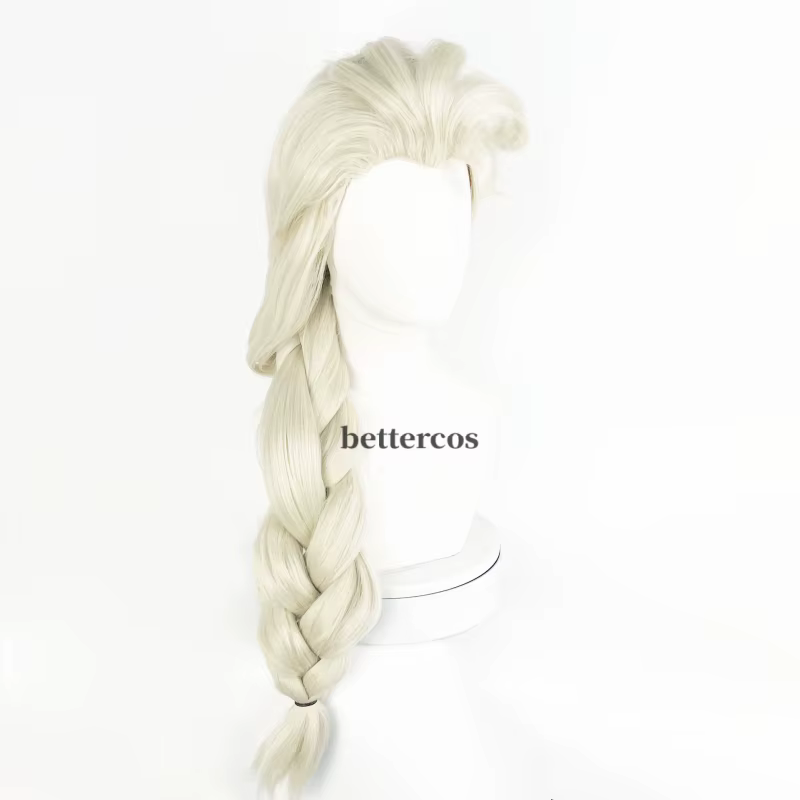 Perruque Elsa synthétique tressée Blonde