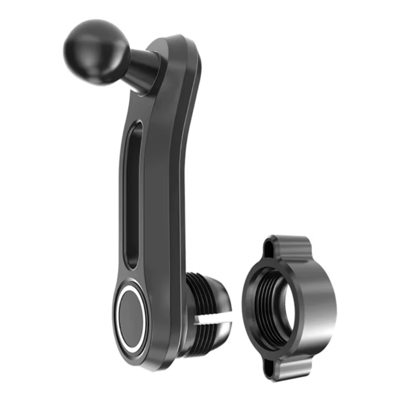 Bras d'extension rotatif rond de 17 mm, femelle vers mâle, pour support de téléphone de voiture à fixation sur grille d'aération